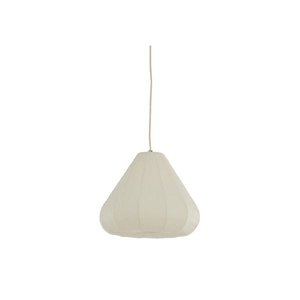 Krémovobiele závesné svietidlo s papierovým tienidlom ø 10 cm Sarella – Light & Living vyobraziť