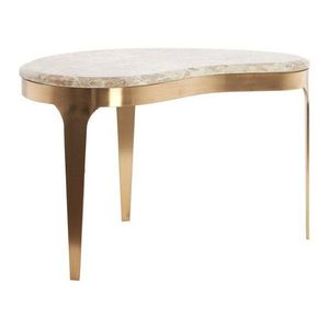 Konferenčný stolík s mramorovou doskou v bronzovej farbe/taupe 39x65 cm Giulio – Light & Living vyobraziť