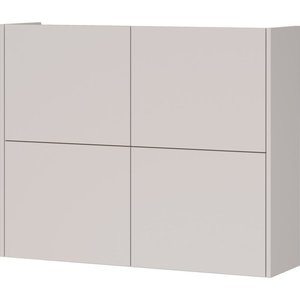 Krémovobiela matná závesná skrinka 97x79x27 cm Binetto – Germania vyobraziť