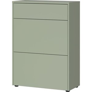 Sivozelená matná skrinka 70x99x34 cm Binetto – Germania vyobraziť