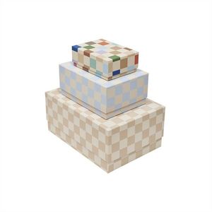 Kartónové detské úložné boxy v súprave 3 ks 31x22x14 cm Mana – OYOY Mini vyobraziť