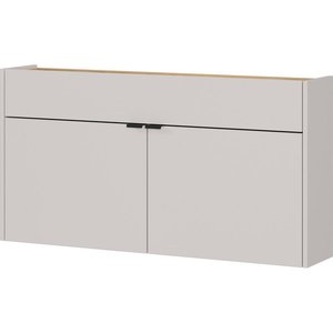 Krémovobiela závesná skrinka 110x57x22 cm Ameca – Germania vyobraziť