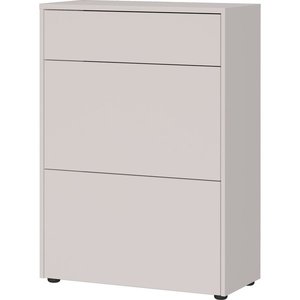 Krémovobiela matná skrinka 70x99x34 cm Binetto – Germania vyobraziť