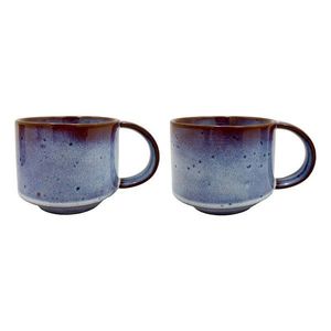 Modré hrnčeky v súprave 2 ks terakota Yuka – OYOY Living Design vyobraziť