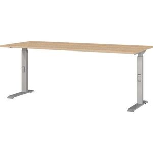 Polohovací pracovný stôl s doskou v dubovom dekore 80x180 cm Downey – Germania vyobraziť