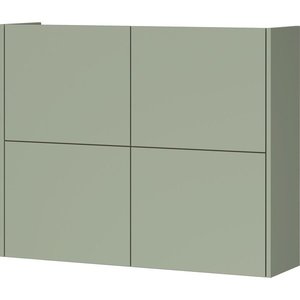Sivozelená matná závesná skrinka 97x79x27 cm Binetto – Germania vyobraziť