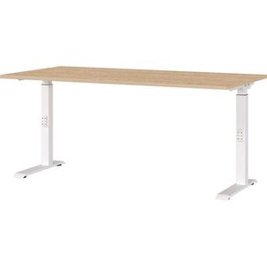 Polohovací pracovný stôl s doskou v dubovom dekore 80x160 cm Downey – Germania vyobraziť