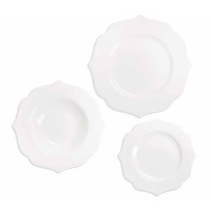 Jedálenská súprava 18 ks z kostného porcelánu pre 6 osôb Queen – Brandani vyobraziť