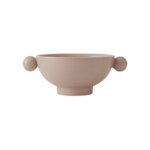Svetloružová porcelánová servírovacia miska Inka – OYOY Living Design vyobraziť