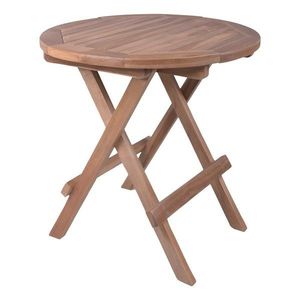 Okrúhly záhradný jedálenský stôl z teakového dreva ø 50 cm Luang – Garden Pleasure vyobraziť