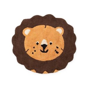 Oranžový/hnedý prateľný/ručne tkaný bavlnený detský koberec 112x120 cm Snuggle Lea – Hanse Home vyobraziť