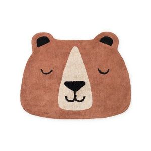 Hnedý prateľný/ručne tkaný bavlnený detský koberec 101x120 cm Snuggle Benni – Hanse Home vyobraziť