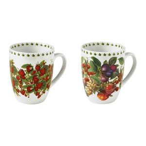 Biele hrnčeky v súprave 2 ks z kostného porcelánu 350 ml Le Primizie – Brandani vyobraziť