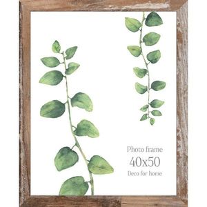 Hnedý rámik na fotografiu Styler Bergen Shabby, 46 x 56 cm vyobraziť