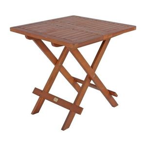 Záhradný jedálenský stôl z masívu akácie 50x50 cm Cleveland – Garden Pleasure vyobraziť