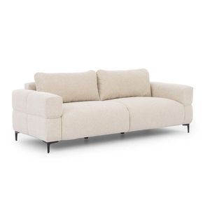 Krémovobiela pohovka 217 cm Helio – Ropez vyobraziť