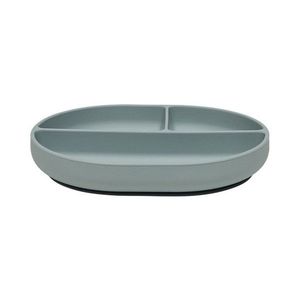 Sivomodrý silikónový detský tanier 17x21, 5 cm Enkei – OYOY Mini vyobraziť