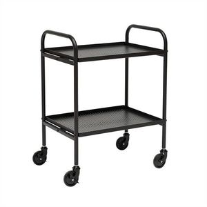 Oceľový servírovací stolík na kolieskach 37, 5x52 cm Maki – OYOY Living Design vyobraziť