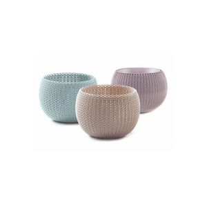 Plastové kvetináče v súprave 3 ks ø 15 cm Cozy – Keter vyobraziť