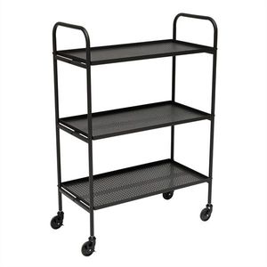 Oceľový servírovací stolík na kolieskach 37, 5x75 cm Maki – OYOY Living Design vyobraziť