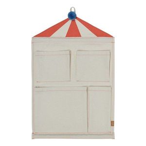 Krémovobiely látkový závesný organizér 40x1x60 cm Circus – OYOY Mini vyobraziť
