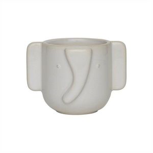 Kameninový ručne vyrobený obal na kvetináč ø 9 cm Elephant – OYOY Mini vyobraziť