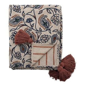 Deka s prímesou bavlny 130x160 cm Paisley – Bloomingville vyobraziť