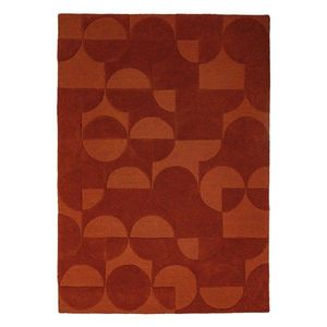 Ručne tkaný vlnený koberec v terakotovej farbe 200x290 cm Gigi – Flair Rugs vyobraziť