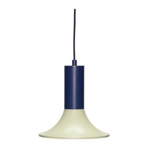 Svetlozelené/tmavomodré kovové závesné svietidlo so stmievačom ø 25 cm Luminary – Hübsch vyobraziť