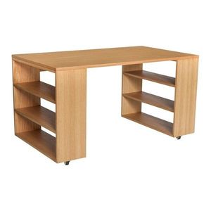 Pracovný stôl v dekore duba 80x140 cm Utility – Hübsch vyobraziť