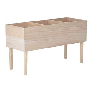 Knižnica z masívu paulownie v svetlo prírodnej farbe 91x50x35 cm Douve – Bloomingville vyobraziť