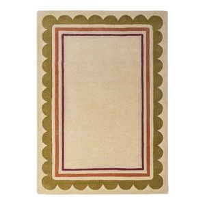 Ručne tkaný vlnený koberec v prírodnej farbe 120x170 cm Lois – Flair Rugs vyobraziť