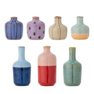 Kameninové ručne maľované súprava váz 7 ks (výška 14 cm) Maien – Bloomingville vyobraziť