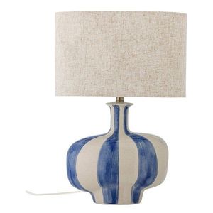 Keramická stolová lampa s textilným tienidlom (výška 46 cm) Alida – Bloomingville vyobraziť