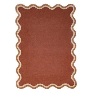 Ručne tkaný koberec s prímesou vlny v terakotovej farbe 200x290 cm Rivo Wool – Flair Rugs vyobraziť