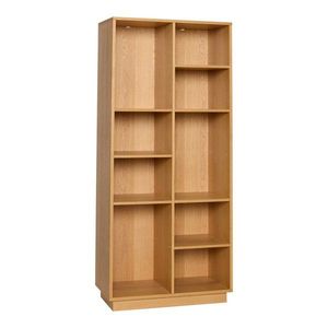 Knižnica v dekore duba v prírodnej farbe 80x180x30 cm Disco – Hübsch vyobraziť