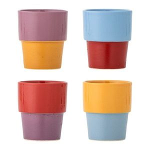 Kameninové šálky v súprave 4 ks na cappuccino 150 ml Ewan – Bloomingville vyobraziť