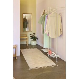 Svetlosivý kovový nástenný stojan na oblečenie 52x180x27 cm Nobly – Hübsch vyobraziť