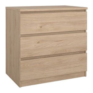 Komoda v dekore duba v prírodnej farbe 77x76x50 cm Naia – Tvilum vyobraziť