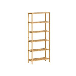 Bambusový regál Coudy 60 cm hnedý vyobraziť