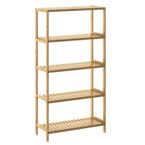 Bambusový regál Kenneth 130 cm natural vyobraziť