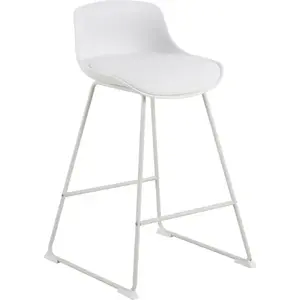 Barová stolička Tina 84 cm biela vyobraziť