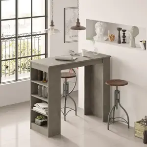 Barový stôl Houseland Masasi retro sivá/betón vyobraziť
