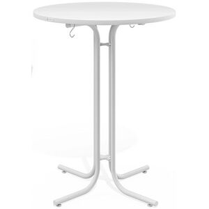 Cateringový skladací barový stôl Ofelie 70 cm biely vyobraziť
