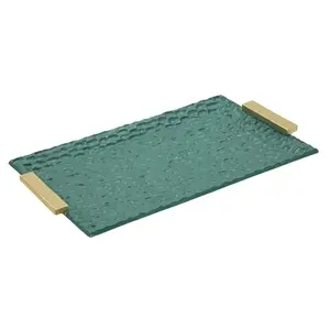 Dekoratívny podnos Grent 34 cm zelený vyobraziť