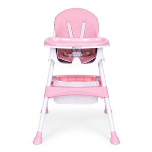 Detská jedálenská stolička BABY ECOTOYS ružová vyobraziť