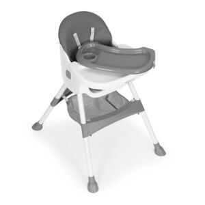 Detská jedálenská stolička BABY ECOTOYS sivá vyobraziť