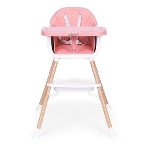 Detská stolička 2v1 BABY ECOTOYS ružová vyobraziť