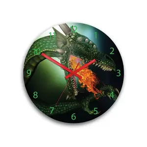 Detské nástenné hodiny Ami Dragon 30 cm viacfarebné vyobraziť