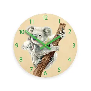 Detské nástenné hodiny Ami Koala 30 cm viacfarebné vyobraziť